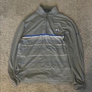Pebble beach golf lines Under Armour Gray and Blue Lightweight Jacket